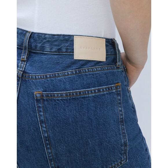 Everlane The Curvy 90s Cheeky Straight Blue Jeans High Rise Size 30 NWT - Picture 9 of 9